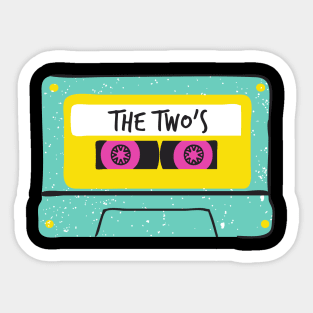 The Two's Cassette Tape Sticker